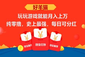 类似零撸之王的游戏分红平台，躺赚项目