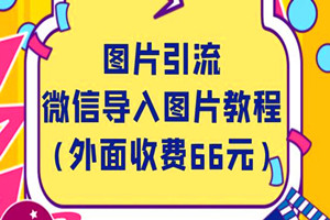外面收费66元的将微信号导入图片项目（视频教程+工具）